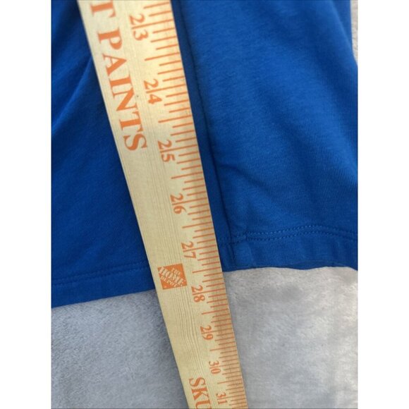 Soft Surroundings 3X Blue Pima Cotton Surplice V-Neck Top - Picture 7 of 10